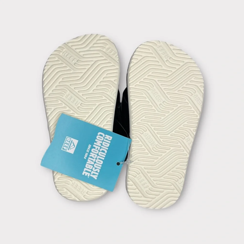 Reef Little Shaper Black Sandals